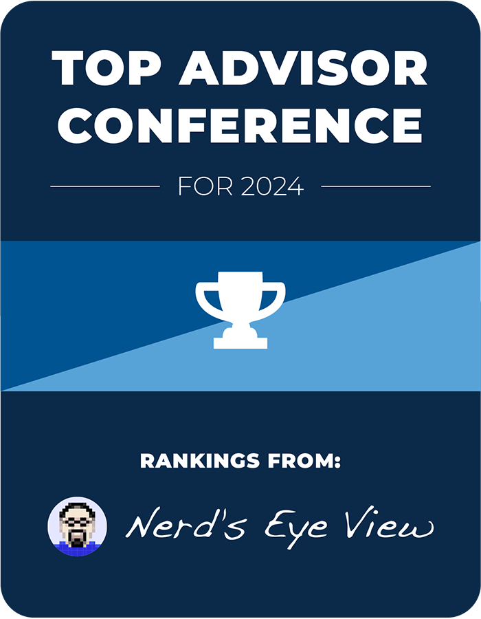 2024 Kitces Top Advisor Conference - Nerd's Eye View Badge